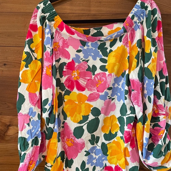 Floral off shoulder top - Picture 2 of 8